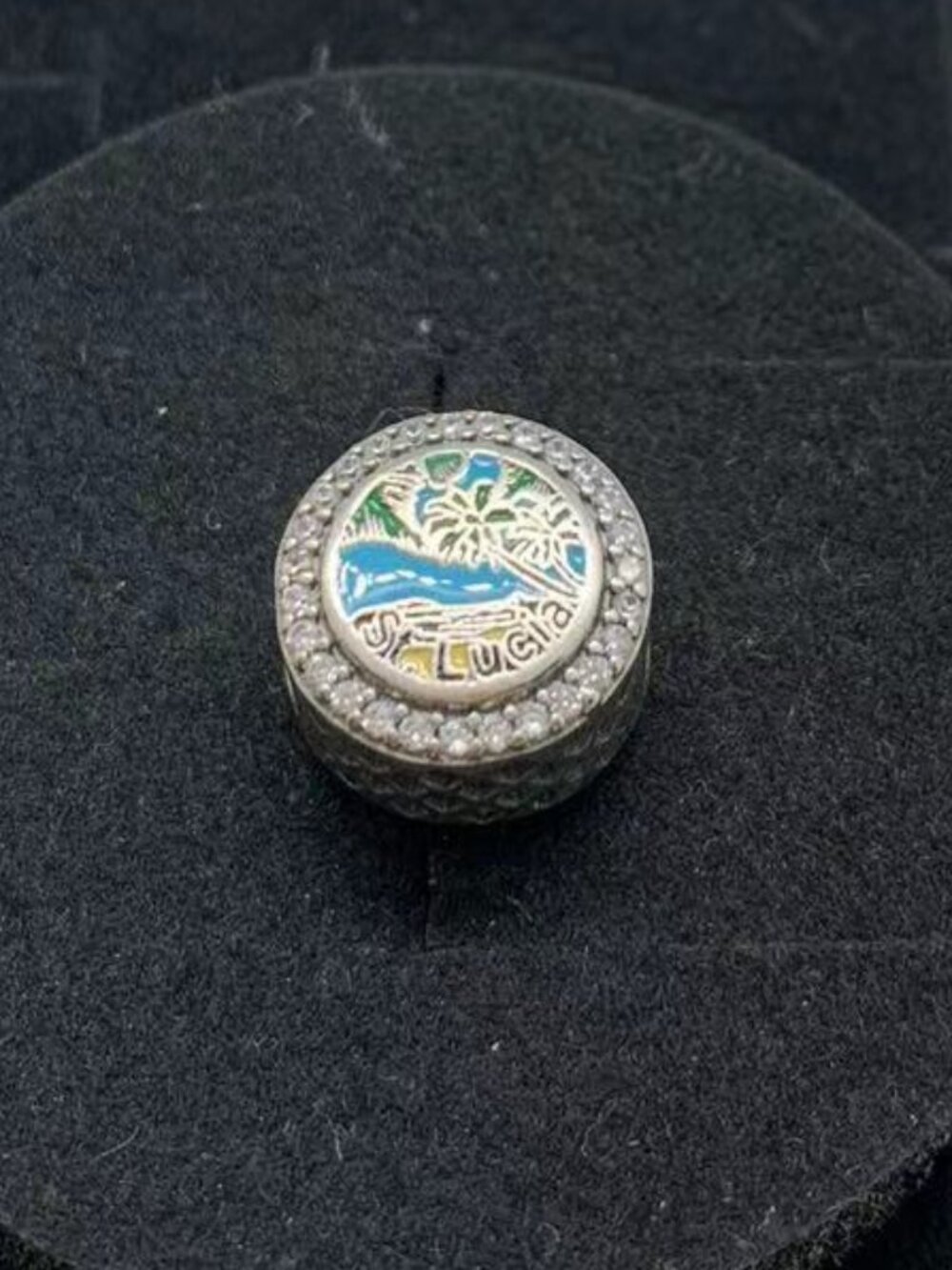 Pandora St.Lucia Beach Charm Beach Travel Pendant